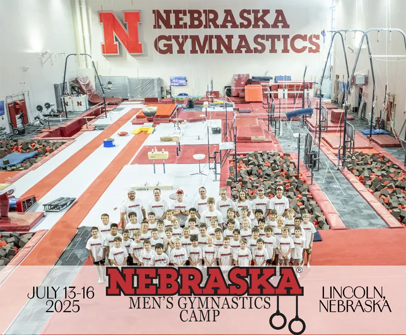 Nebraska Boy's Gymnastics Camp July 13-16, 2025